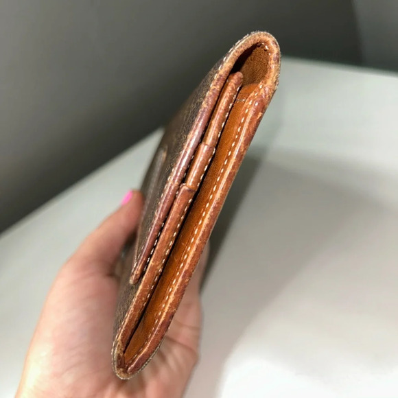 Celine Vintage Brown Macadam Continental Wallet - Picture 14 of 15